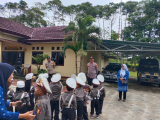 Polsek Kabawetan Terima Kunjungan Anak-Anak PAUD Kartini