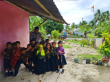 Polisi Sahabat Anak, Bhabinkamtibmas Sambang ke Paud Desa Padang Jawi Bengkulu Selatan 