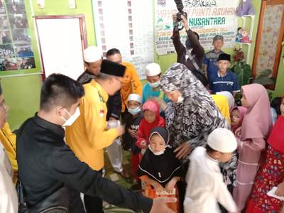 DPD Partai Golkar Provinsi Bengkulu Santuni Anak Yatim Di Empat Panti Asuhan